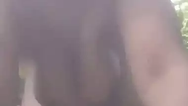 Big boob lady enjoys desi outdoor sex with a gardener