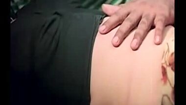 Indian Village auntie fucks lover next to drunk sleeping husband