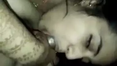 Newly Married Wife Sucking Hubby’s Dick