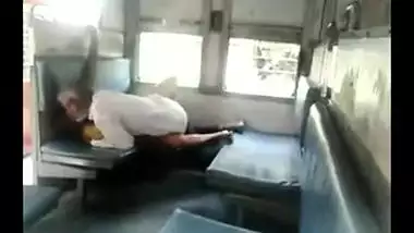 Indian maid getting fucked by owner in train