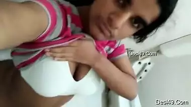 Today Exclusive- Desi Girl Showing Her Boobs And Pussy Part 8