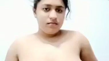 Indian girl stripping salwar and big boobs show