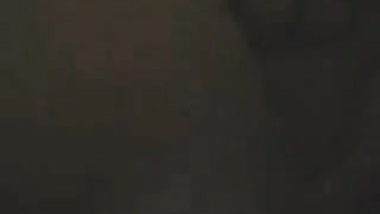 British Indian wife gives sexy strip. cum on tits