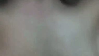 Indian nude babe takes a thick dick in her shaved pussy