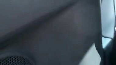 Gf enjoy riding cock in car