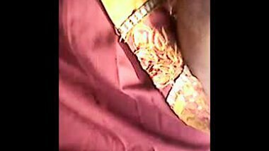 Desi girl near boobs side view
