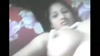 Desi college girl with big boobs enjoys sex with boyfriend