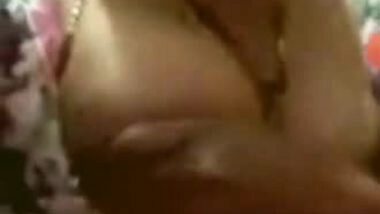 Slim sexy lady showing her assets to her lover