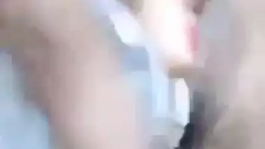 Desi nude girl fucks her pussy with a plastic bottle