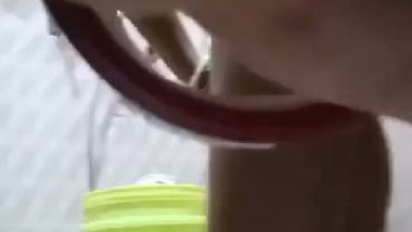 Bengali boudi stripping nighty and showing huge boobs