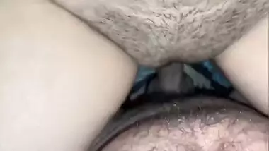 With Girlfriend In Doggy Position With Morning Sex
