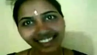 Southindian Kannada Girl's Boobs , hard Nipples exposed byBF