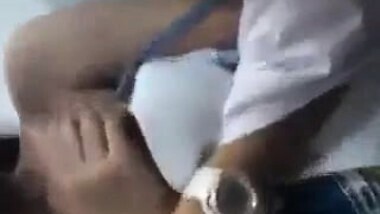 cute girl encouraged by boyfriend to stripped