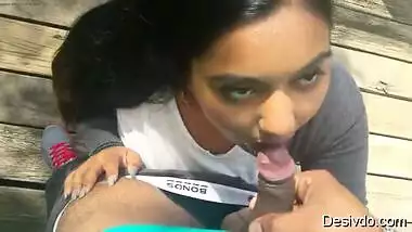 Indian fijian babe taking facial from BF