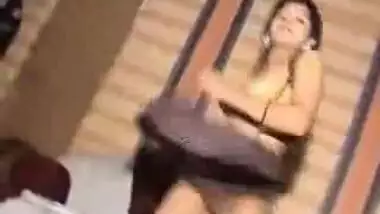 Cute Indian girl dancing