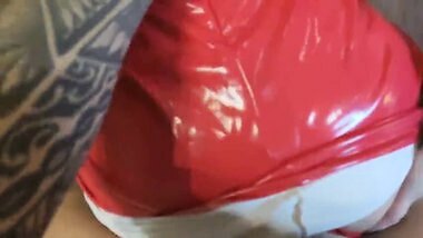 latex girl fucks dirty and sucks dick !