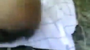 A whore aunty takes a dick on the sugarcane farm