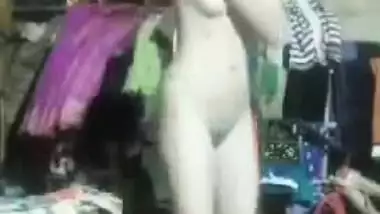 Beautiful horny village girl masturbating pussy on cam