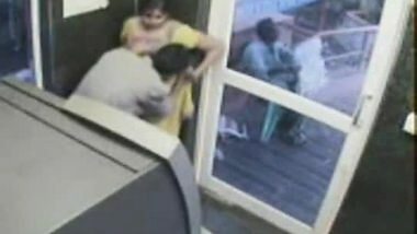 Desi teens sex in an ATM center