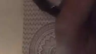 Desi girl show her big boob selfie video-1
