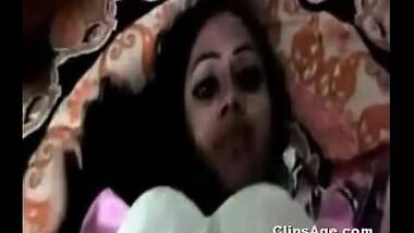 Sexy Malayali girl captured nude in her night gown by her neighbor lover guy